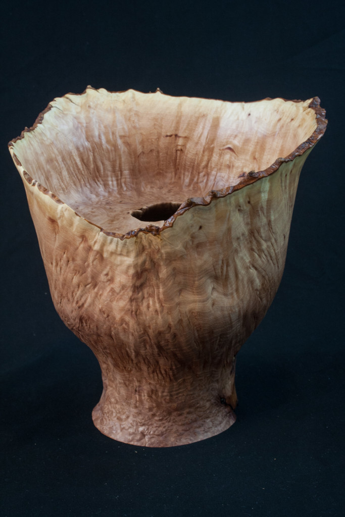 126 Madrone Burl Natural Edge Hollow Form 9 x 8 ........ $495.....Currently on display at "Art and Gardener Gallery" in Jacksonville Oregon
