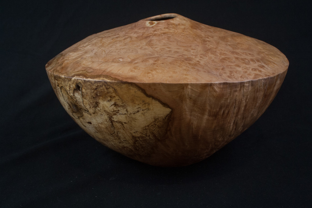 202 Madrone Burl Natural Edge Hollow form Distorted 12 x 7......$690