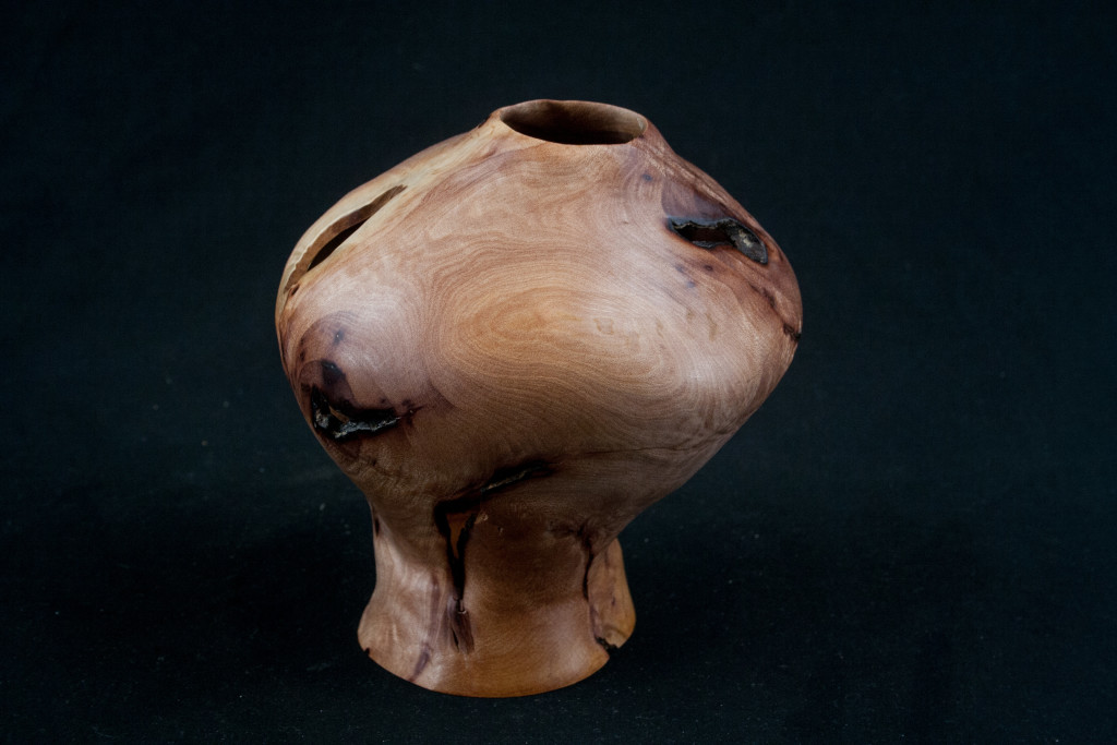222 Madrone Root Distorted Hollow Form 5 x 6........$79