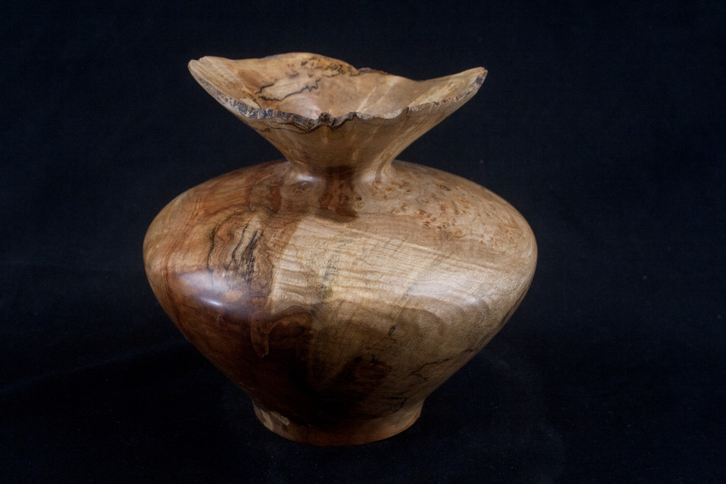 299 Maple Burl lSpalted Hollow Form 7 X 6.5.......$149